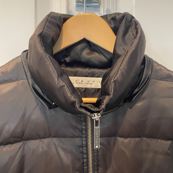 Laundry by Shelli Segal Women's Faux-Fur-Trim Puffer Coat Winter Jacket Medium - Picture 3 of 11